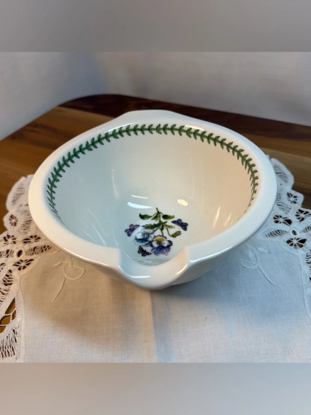 Portmeirion Botanic Garden Grip Stand Bowl‎ Small Portmeirion Sweet Pea D-8,5”